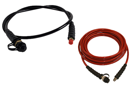 شیلنگ هیدرولیکی 700 بار در رنگ های قرمز و مشکی مدل HH/HC-Range ساخت هایفورس انگلستان